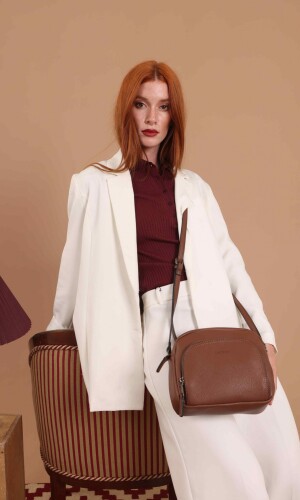 BANDOLERA MORRAL SANDALO CHOCOLATE