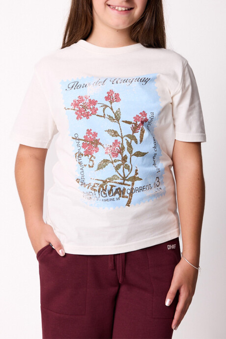 T-SHIRT FLOX TEEN DIXIE Crudo