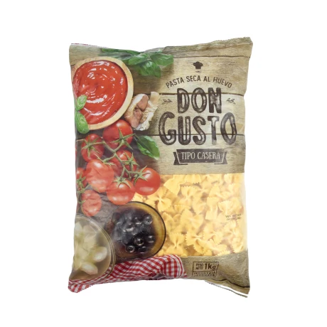 FIDEOS HUEVO DON GUSTO 1K MOÑAS T/CASERO FIDEOS HUEVO DON GUSTO 1K MOÑAS T/CASERO