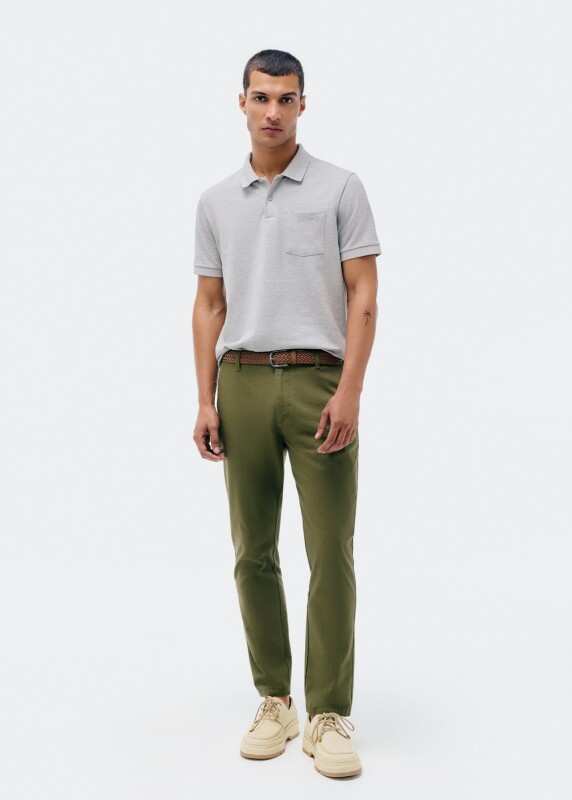 CAMISA POLO MM MASC CINZA MESCLA