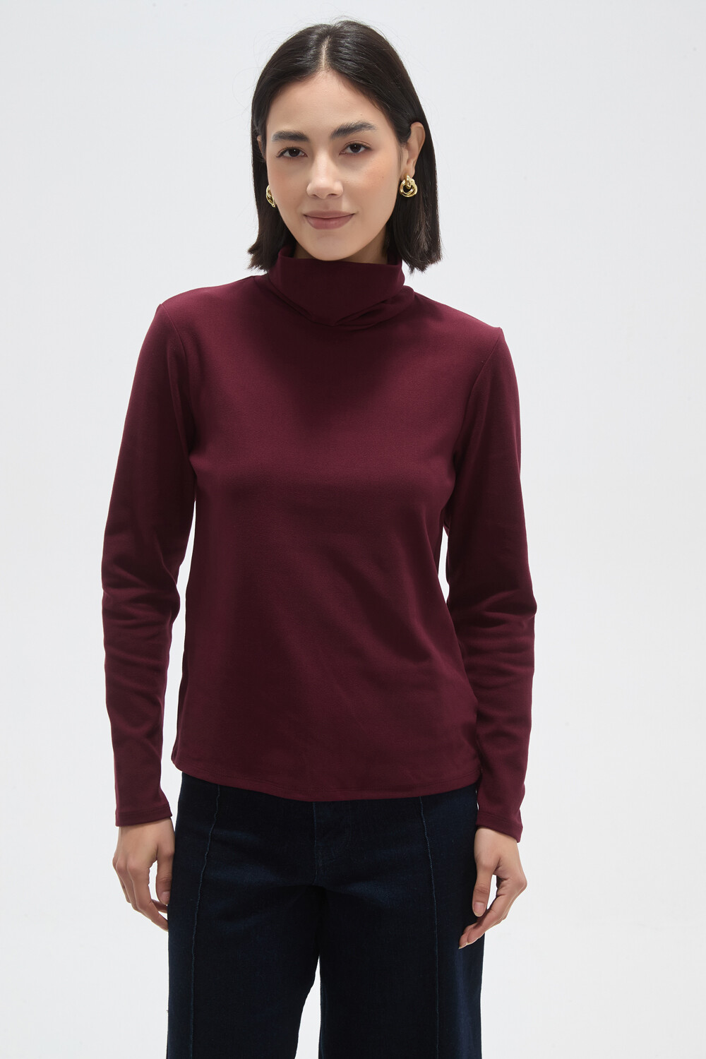 Polera Lullaby Cereza Oscuro