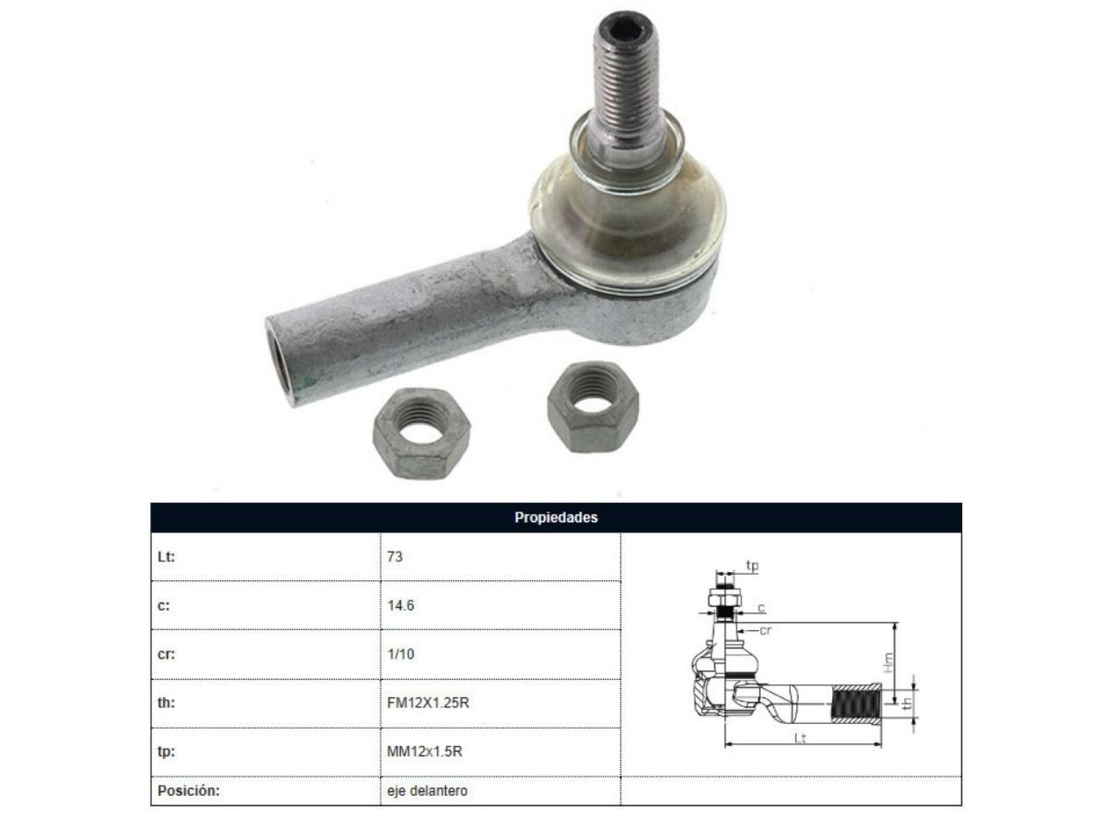 Puntero Mercedes Benz C 250 Td (W202)/C 280 (W202)/C 230 (W202)/C 200 Cdi (W202)/C 250 D (W202)/C 220 (W202)/C 180 (W202) 93-02 