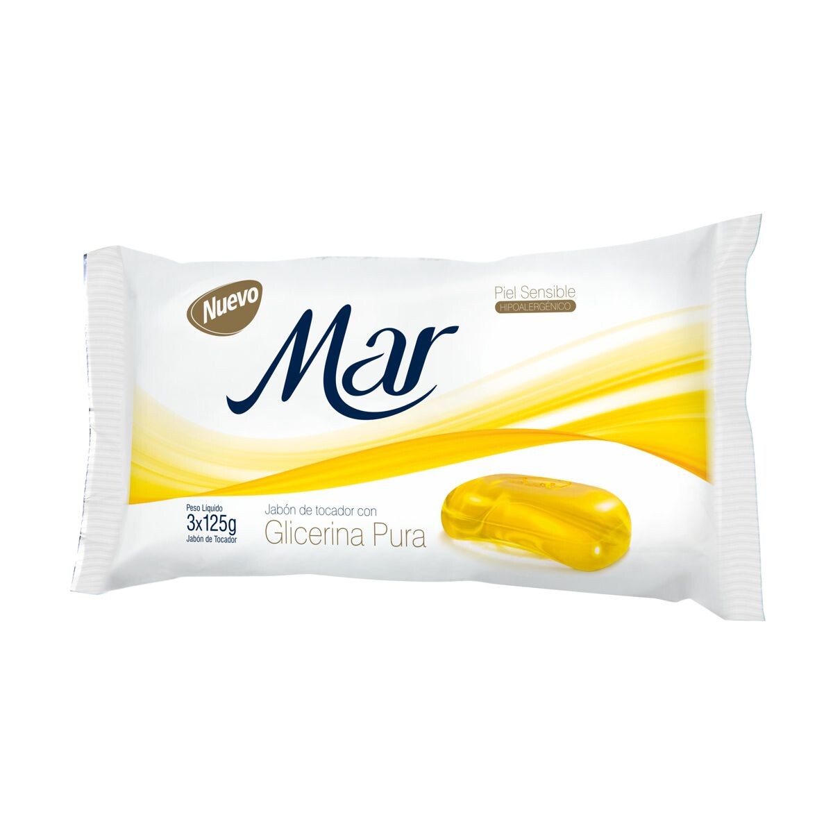 MAR JABON GLICERINA X 3 UNID. X 125 GR. 