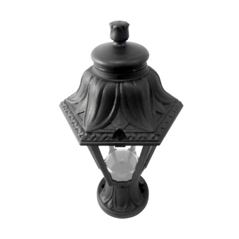 Farol pedestal colonial negro IP55 MIKROLOT/ANNA FL0515