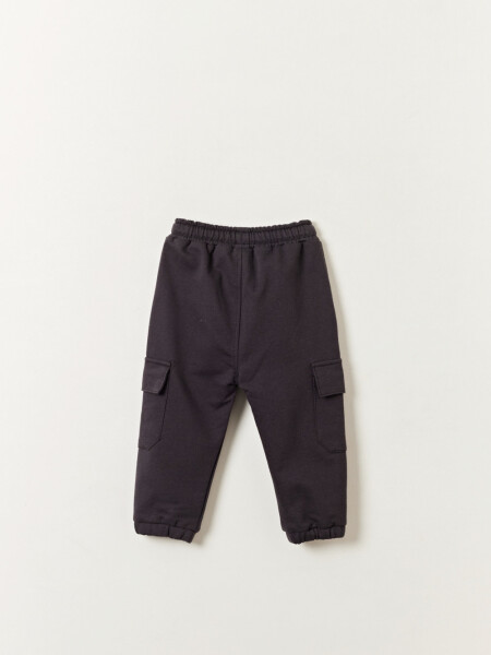 Pantalón deportivo cargo Negro