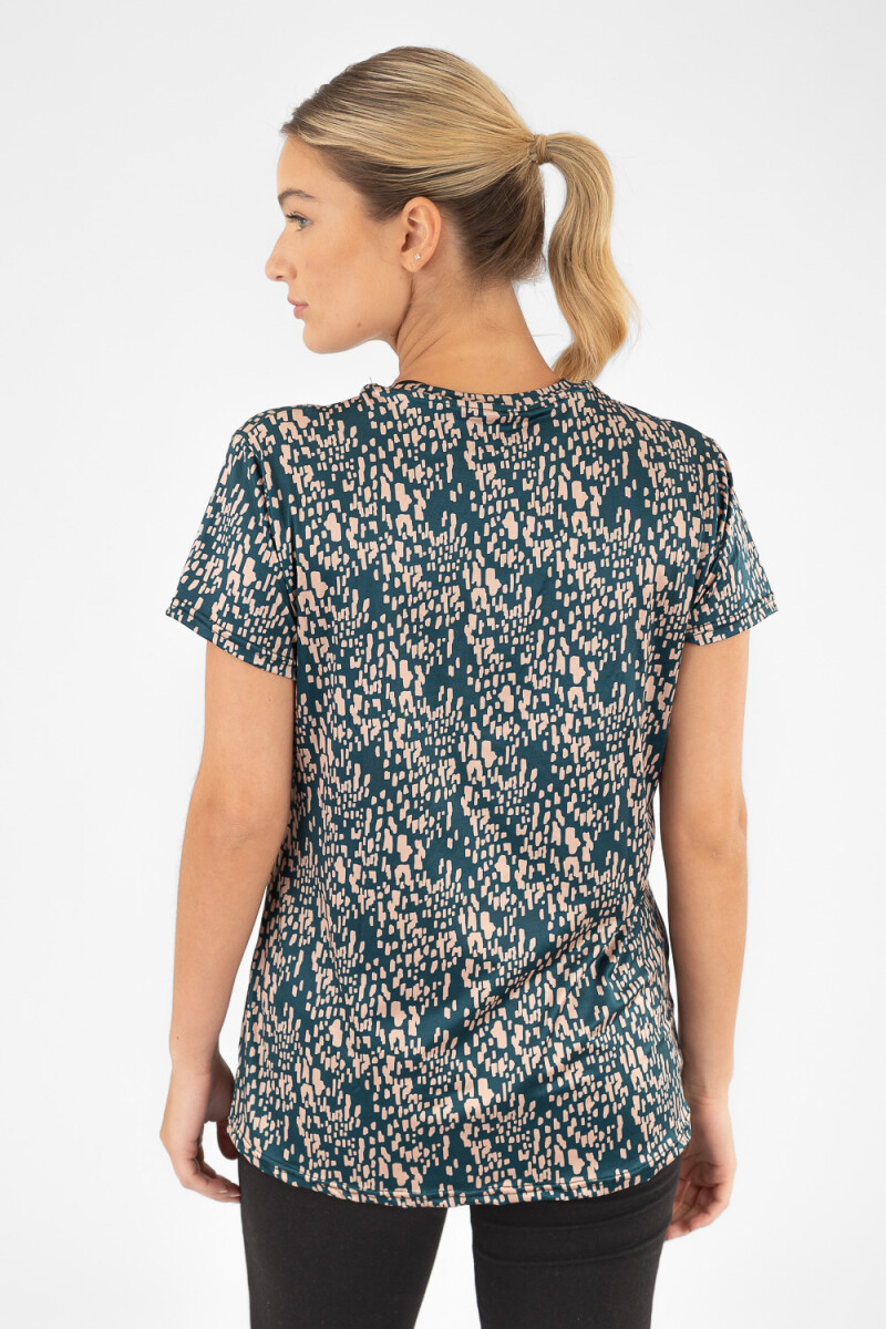 Remera glee print inv25 Petrol
