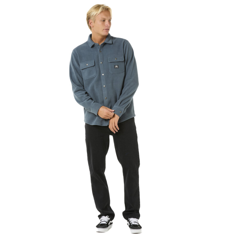 Camisa Rip Curl Fun Times Polar - Azul Camisa Rip Curl Fun Times Polar - Azul