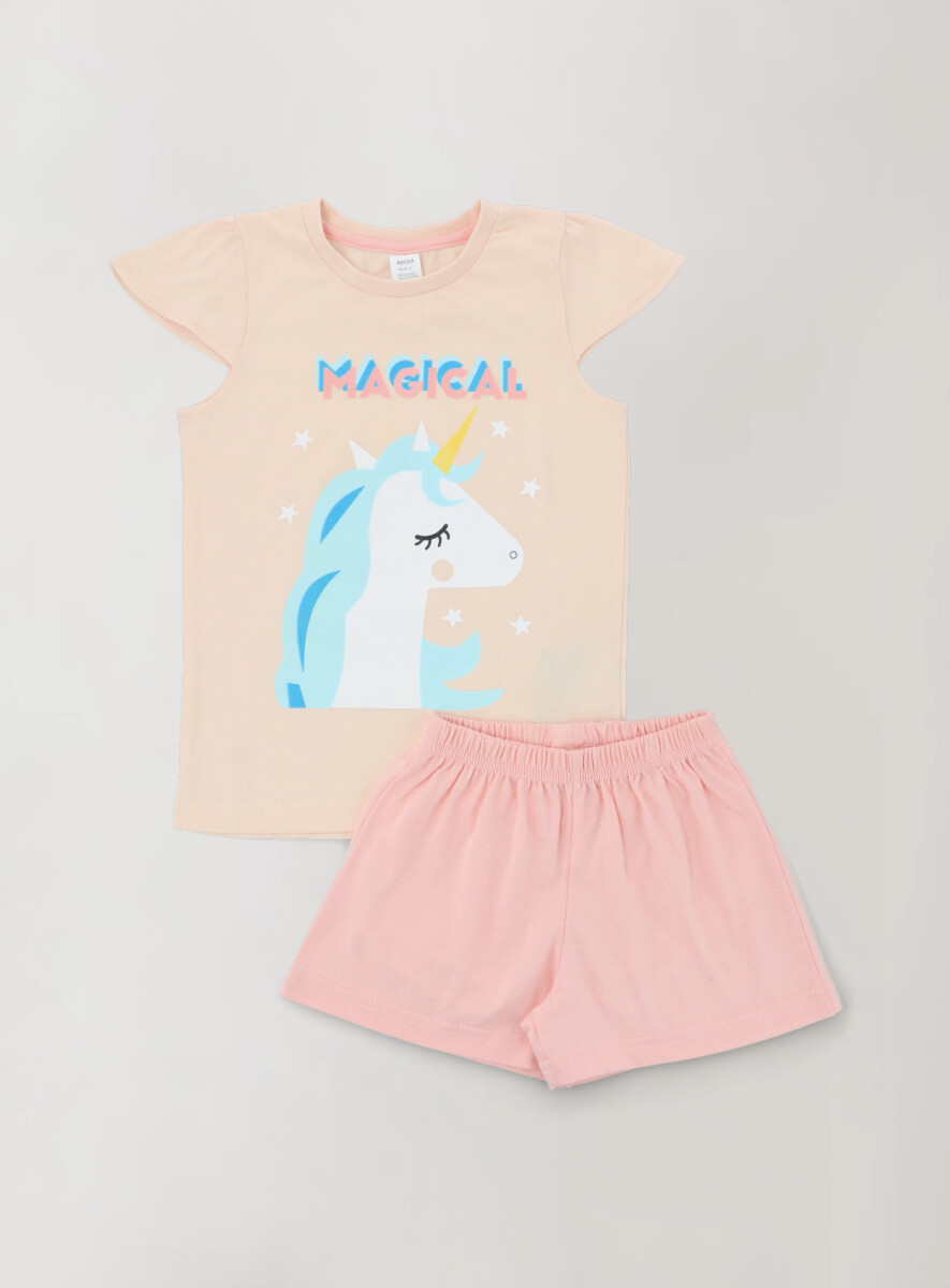 Pijama unicornio - Rosa 