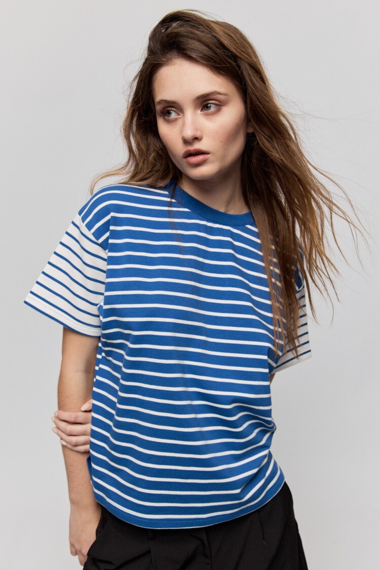 REMERA SCOTT Azul Francia
