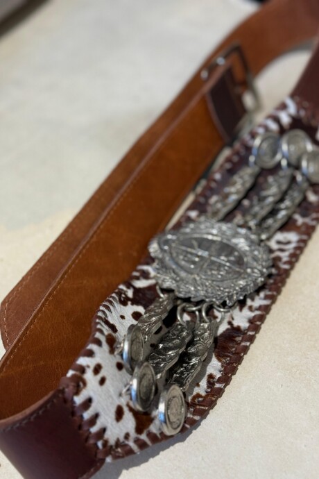 Rastra Belt Print Chocolate