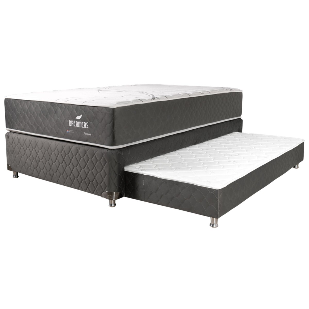 Sommier Dreamers (B+C+A) 120 x 190 Cm - Gris 