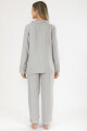 Pijama organic viscose Gris melange