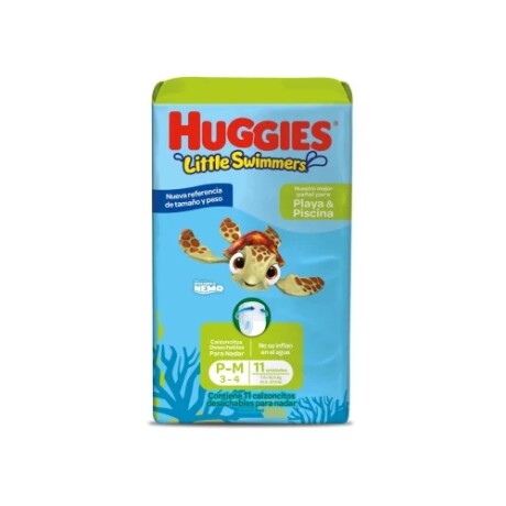 HUGGIES LITTLE SWIMMERS TALLE P-M 11 UNID HUGGIES LITTLE SWIMMERS TALLE P-M 11 UNID