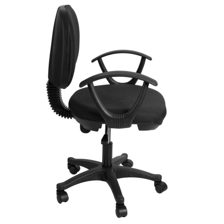 SILLA DE OFICINA TELA-Y-POLIPROPILENO NEGRO CLASSIC