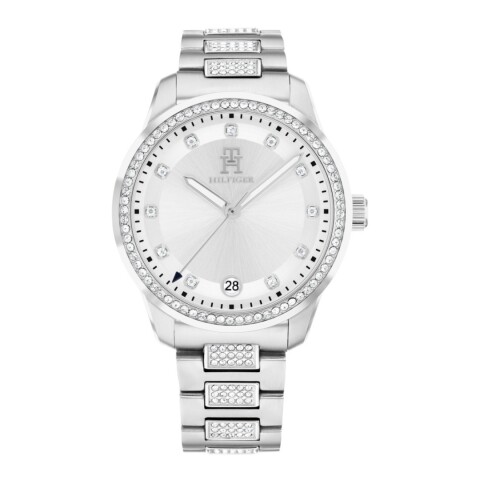 Reloj Tommy Hilfiger 1782757 para mujer con correa de acero Plateado