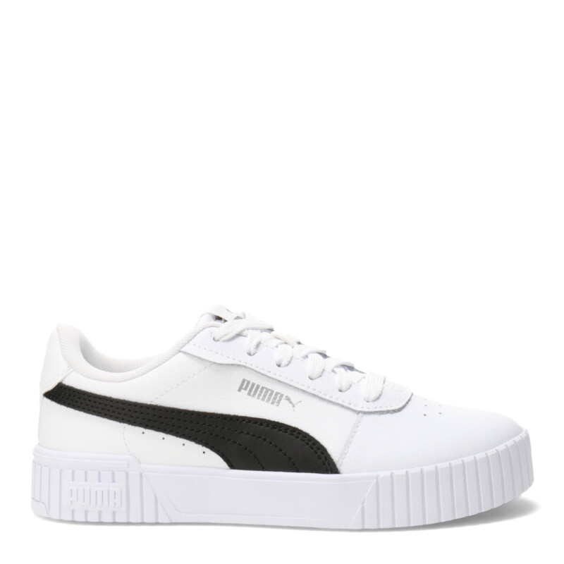 Championes de Mujer Puma Carina 2.0 Wns Blanco - Negro - Plateado