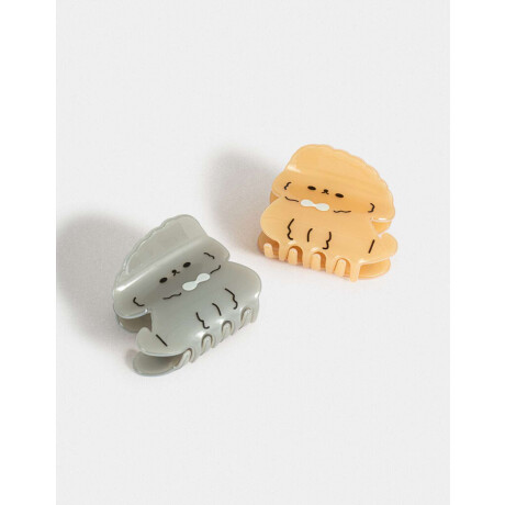 Set De Broches Animalitos Combinacion Bicolor