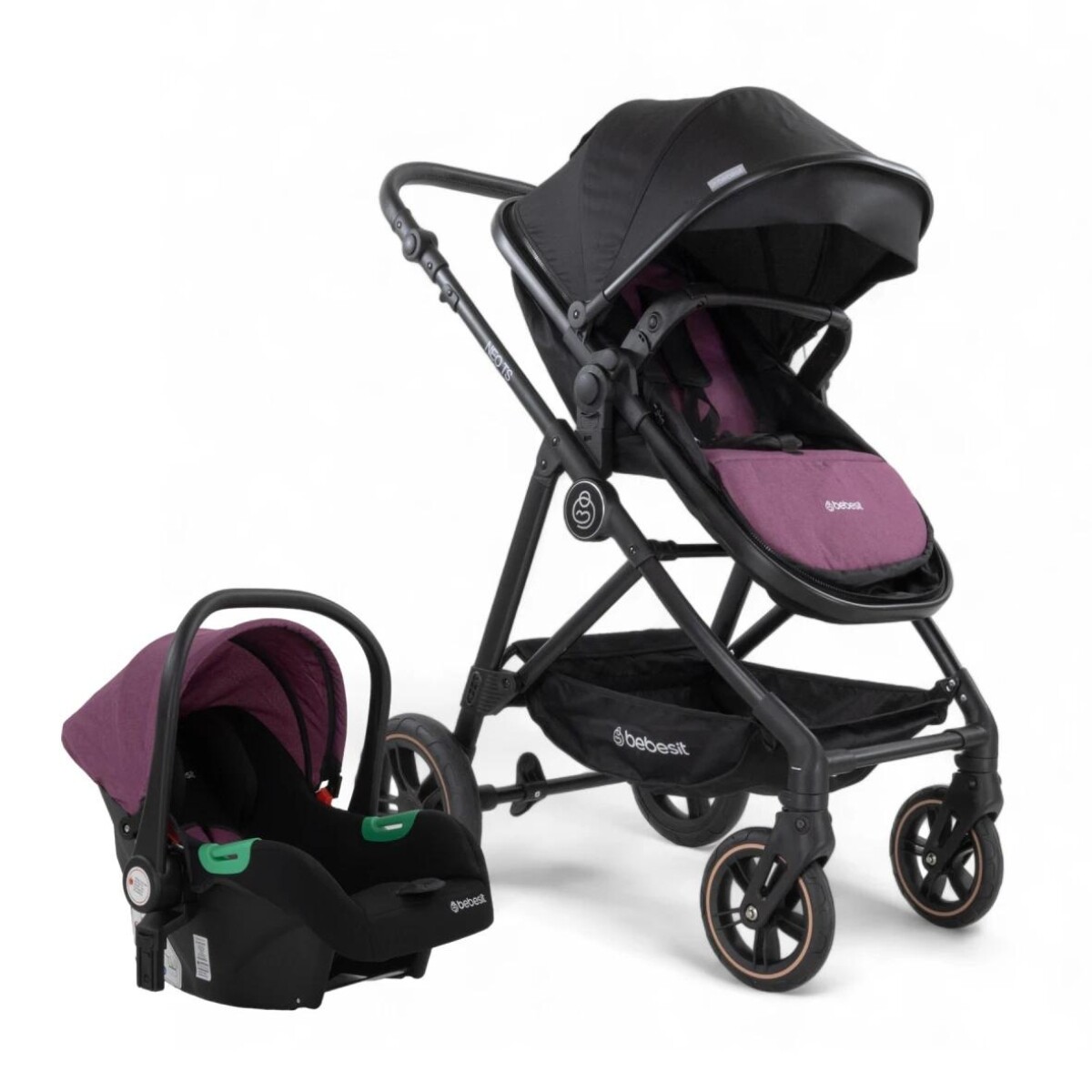 Coche Bebesit Neo Travel System I-size - MORADO 