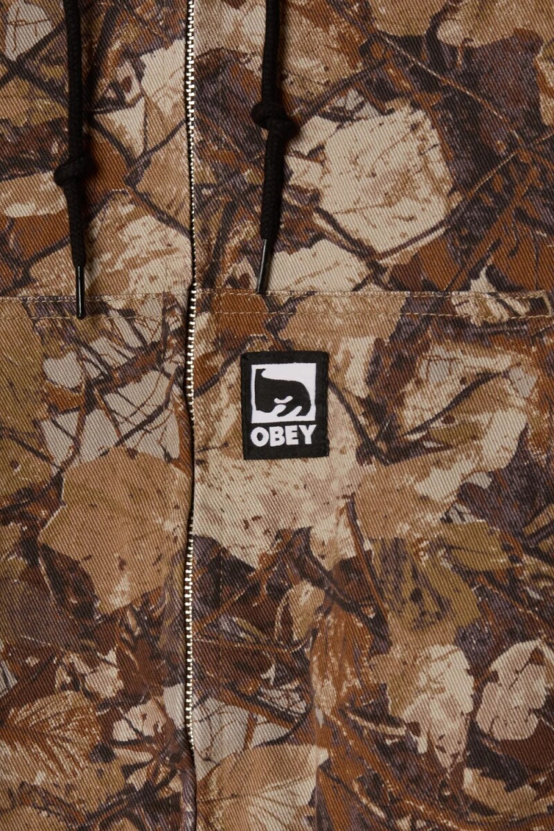 OBEY GLEN ZIP UP JACKET Multicolor