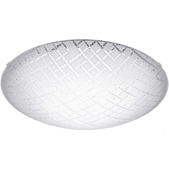 Plafón LED redondo vidrio sati 11W Ø31,5 RICONTO 1 EG0766