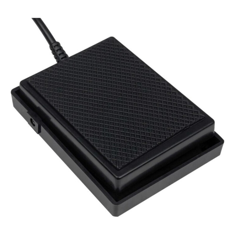 Pedal Sustain Metalico Teclado Piano Universal Teclado Negro