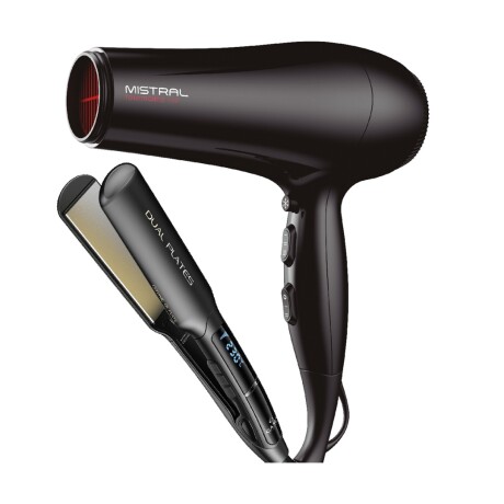 Combo Gama Secador Mistral Ion + Planchita de Pelo X-wide 001
