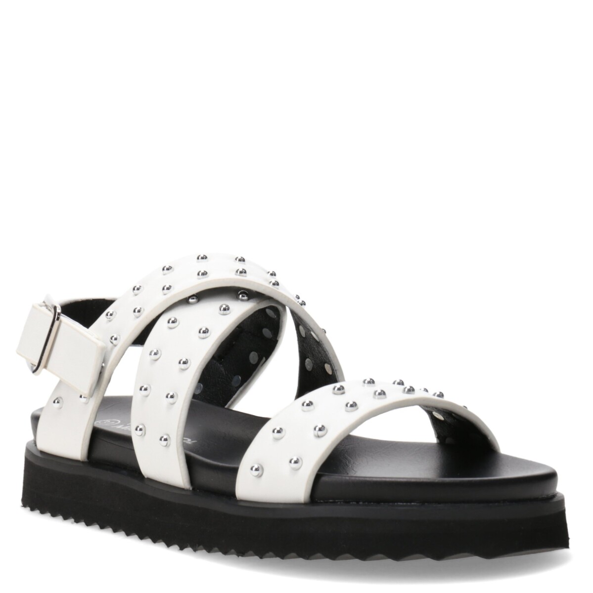 Sandalias de Niña MINI Miss Carol PELLY con tachas - Blanco 