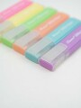 Resaltador Meiri, 6 Pcs Color Unico