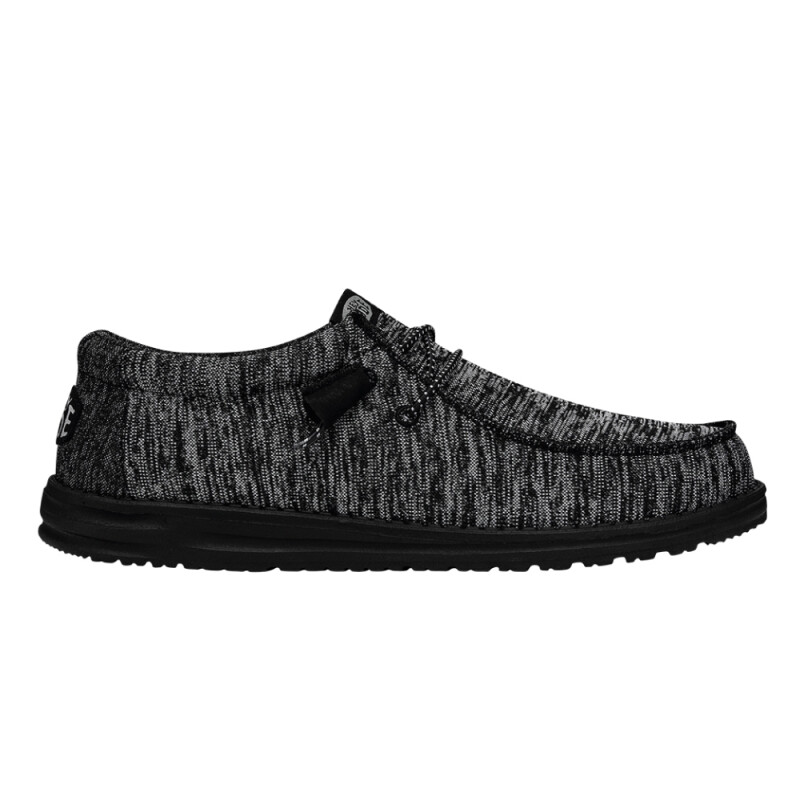 Alpargatas Wally Sport Knit Hombre Black/black