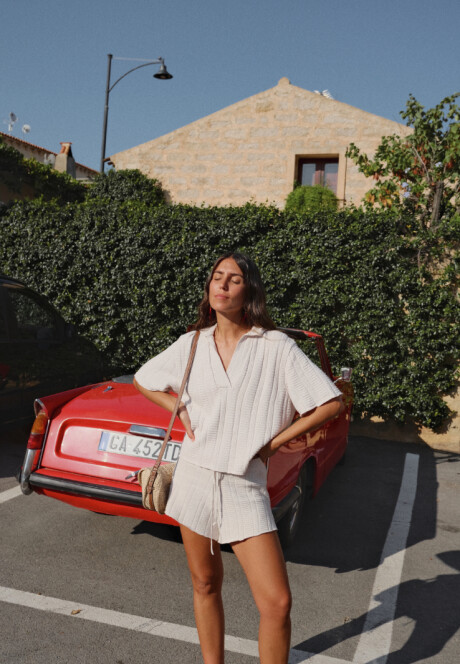 Short Capri SS25 Natural