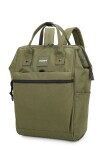Mochila boca de pez multicierres Verde