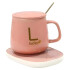 Taza De Café Té Eléctrica Usb 55 Grados Caja Obsequio Color Rosa