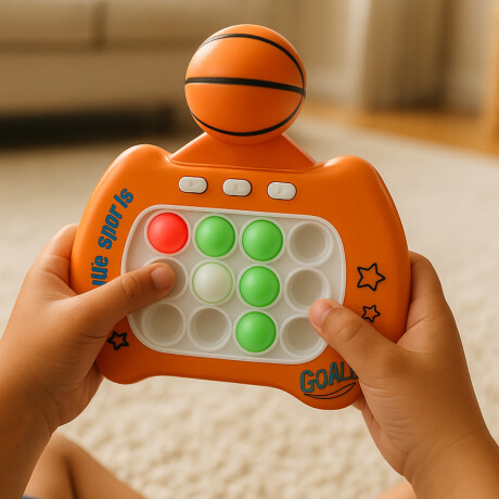 Pop it electrónico de basquetbol Naranja