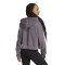 Campera de Mujer Adidas Essentials Zip Gris - Blanco