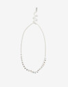 Collares Cortos Metal Collar Corto Metal Delicado - Plateado