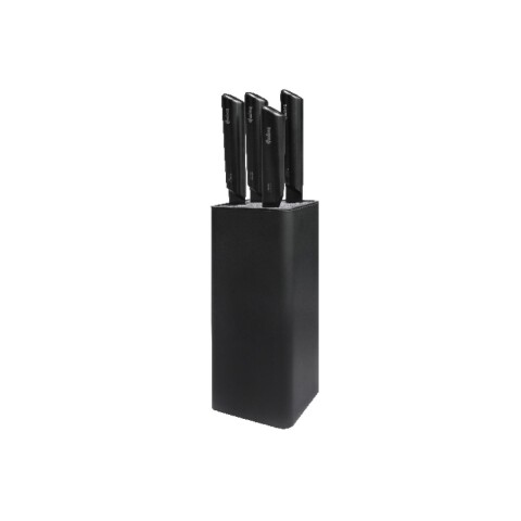 Set de 4 cuchillos de ac. Inox. con soporte Design Hudson Set De 4 Cuchillos De Ac. Inox. Con Soporte Design Hudson