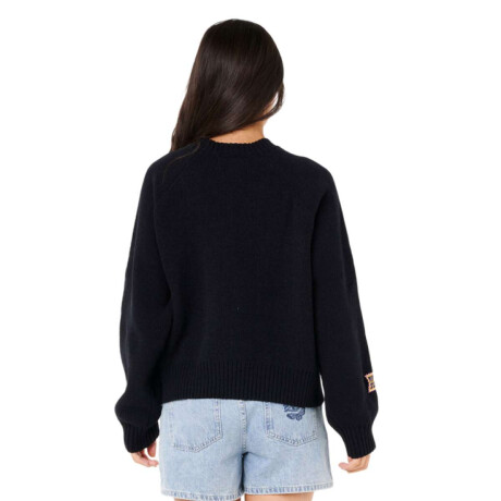 Buzo Rip Curl Paradise Knit Crew Negro