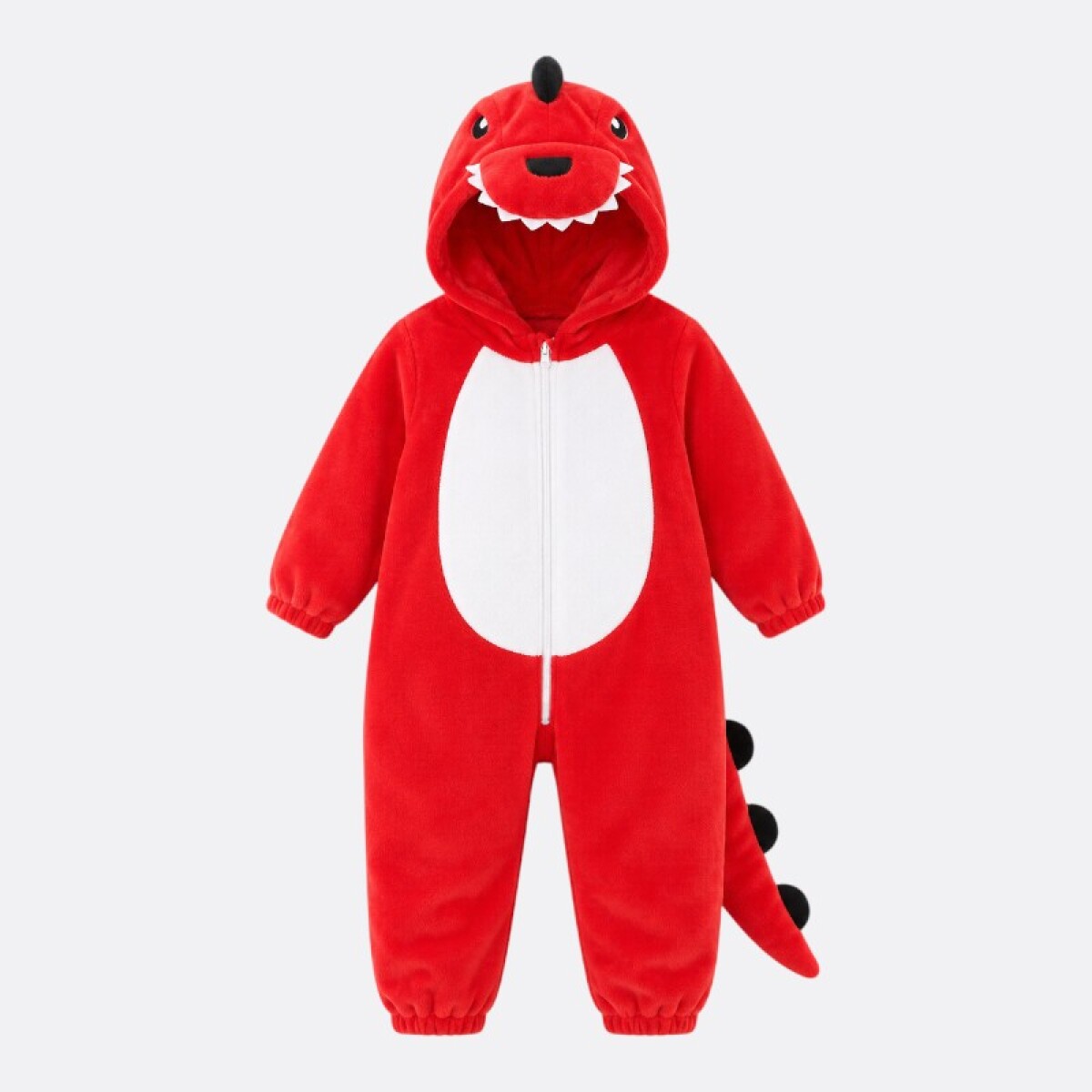 Pijama Disfraz Infantil Dinosaurio - Rojo 