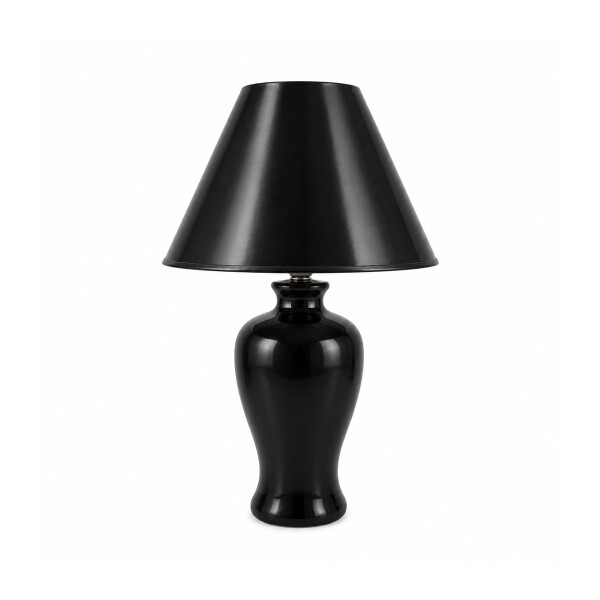 Lampara Hongo Negra R08472-1 25.4/41 cms. Lampara Hongo Negra R08472-1 25.4/41 cms.