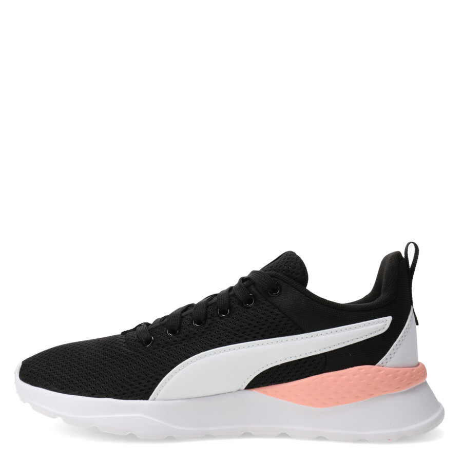 Championes de Mujer Puma Anzarun Lite Negro - Blanco - Rosado Salmon