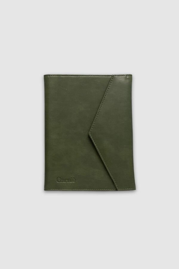 Dossier Semaine con broche Verde