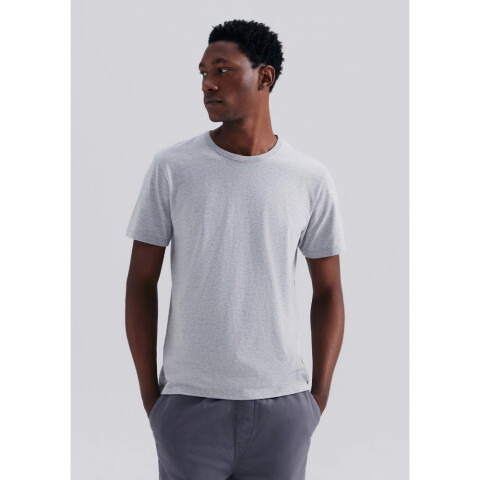 CAMISETA MM MASC CINZA MESCLA