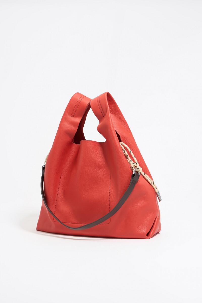 BOLSO PAPER M Coral