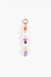 Llavero piedras multicolor multicolor