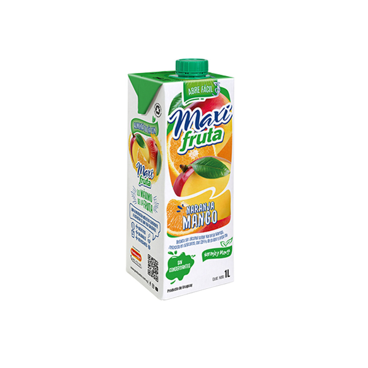 Jugo MAXI Fruta 1Litro PONTEVEDRA - Naranja y Mango 