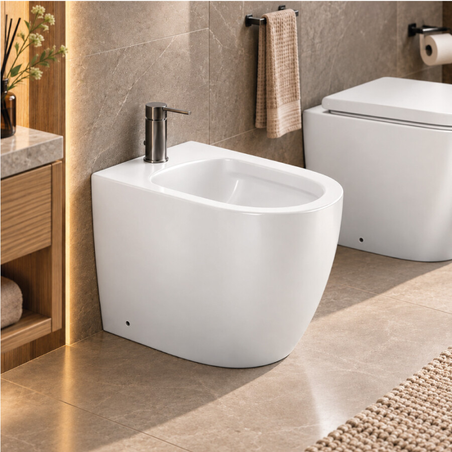 Bidet 1 Agujero Nantes Blanco Bidet 1 Agujero Nantes Blanco