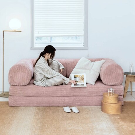 Sillón Cama 3 Cuerpos CloudNest Rosa