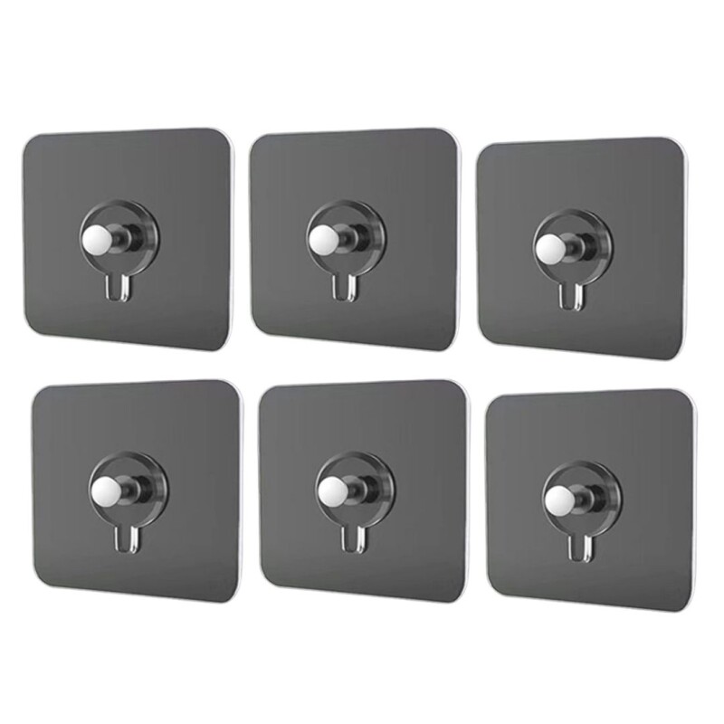 Gancho Adhesivo Tornillo Pared Soporte Colgar Multiuso X6 Gancho Adhesivo Tornillo Pared Soporte Colgar Multiuso X6