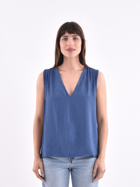 BLUSA BERTA AZUL PIEDRA