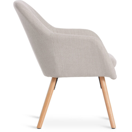 Sillón UDSBJERG tela 1 cuerpo beige/roble Arena
